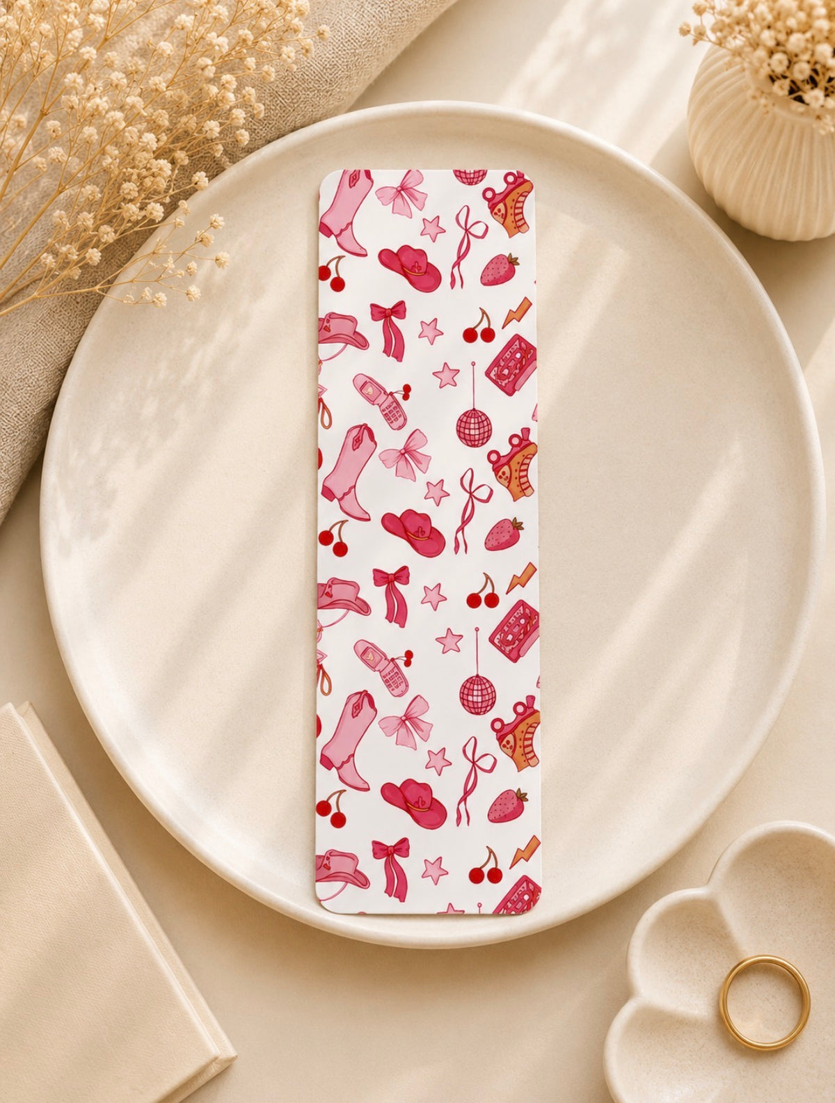 Coquette Cowgirl Bookmark