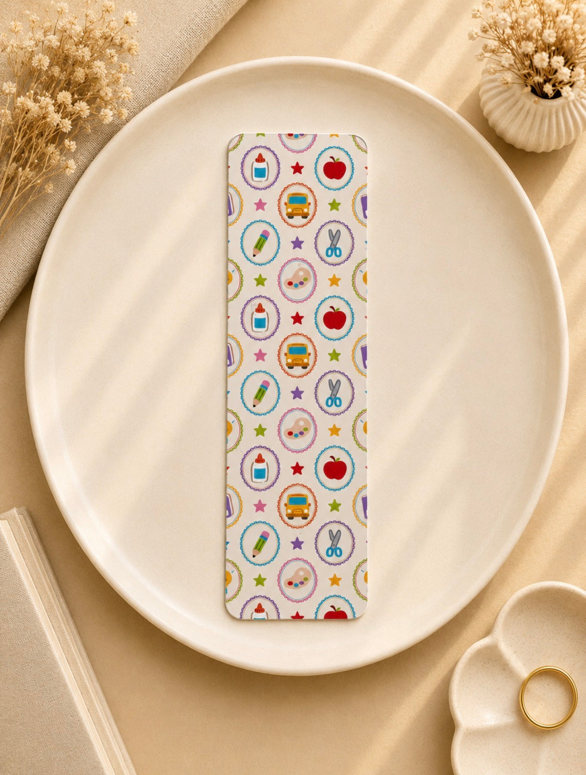 Framed School Essentials Bookmark