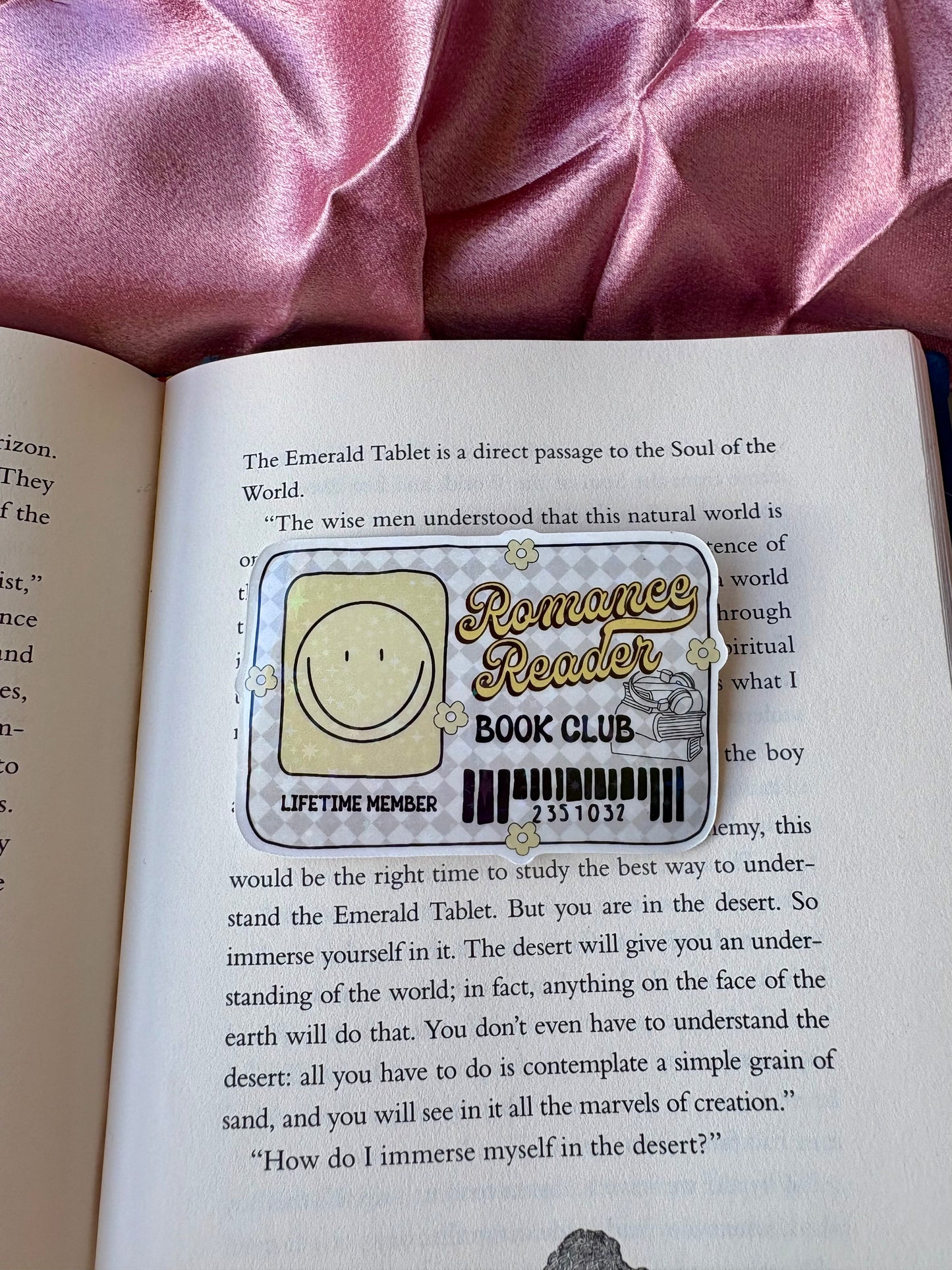 Romance Reader Book Club sticker