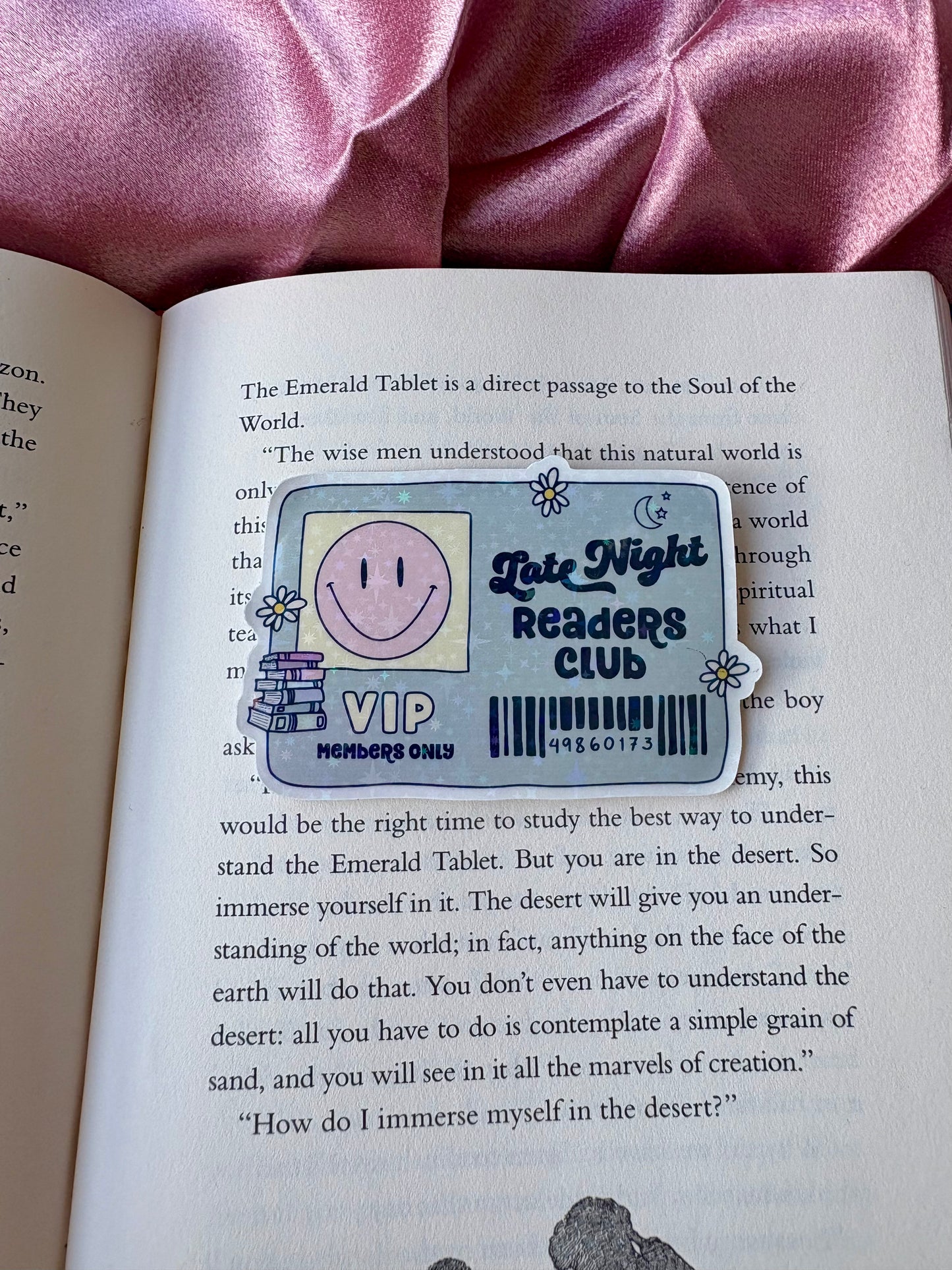 Late Night Readers Club sticker