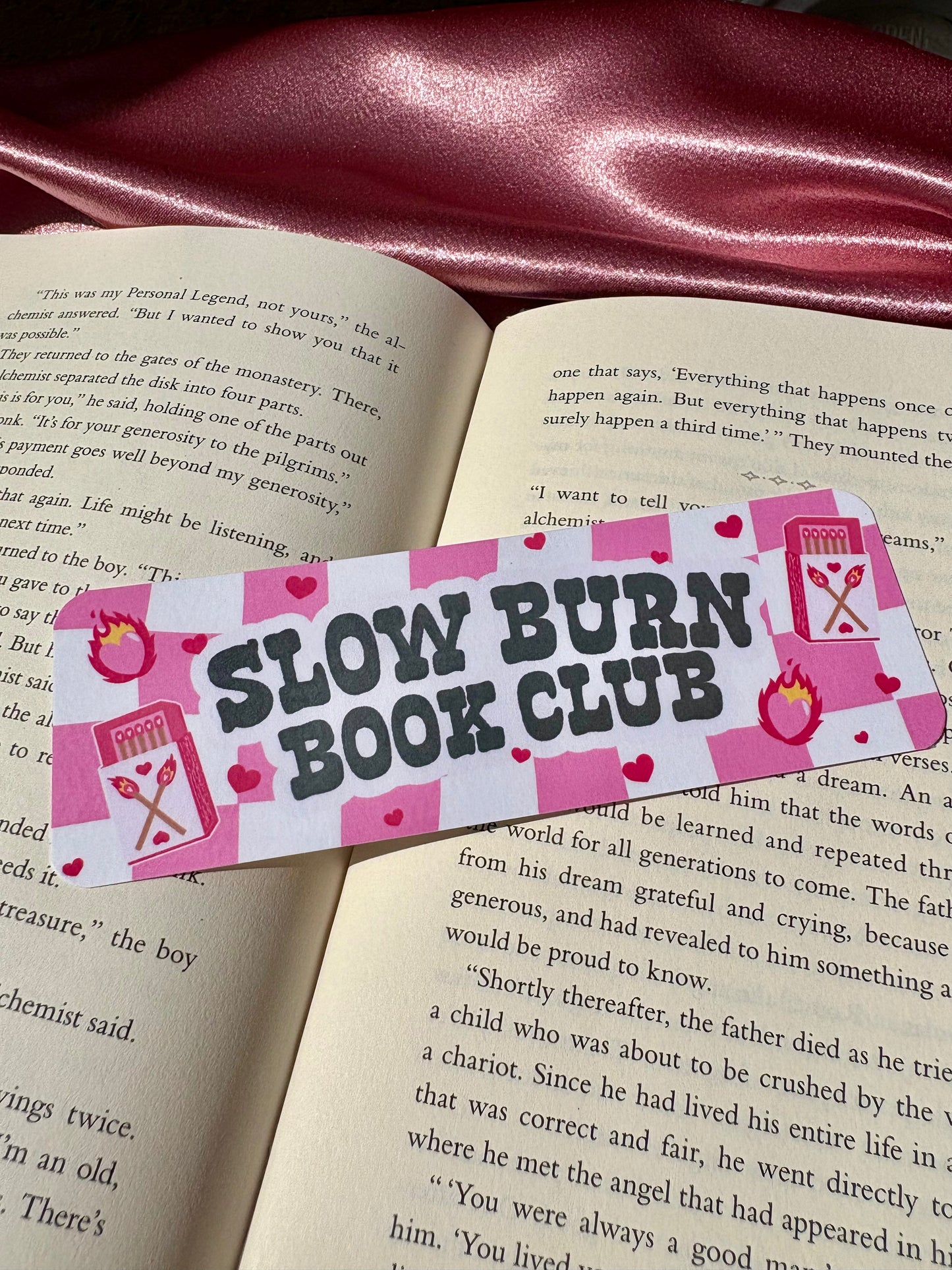 Slow Burn Book Club bookmark