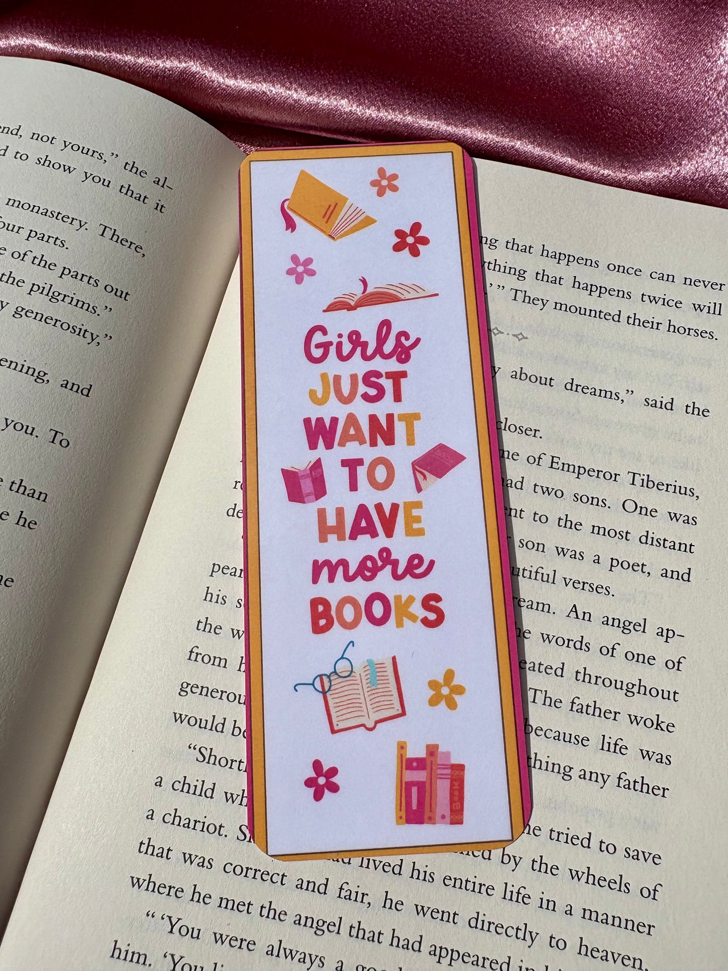 Girls Just Want More Books bookmark
