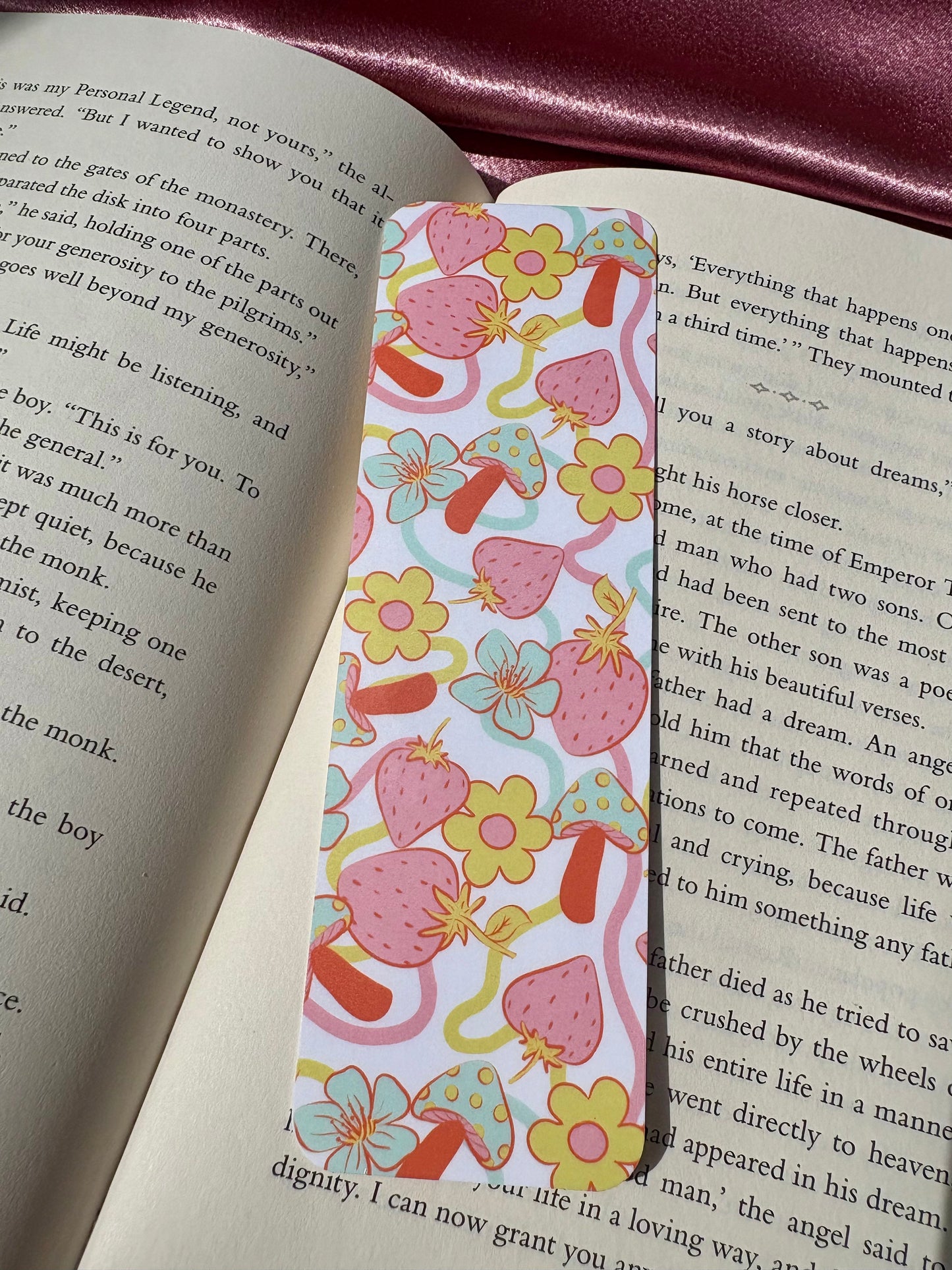 Groovy Strawberry bookmark