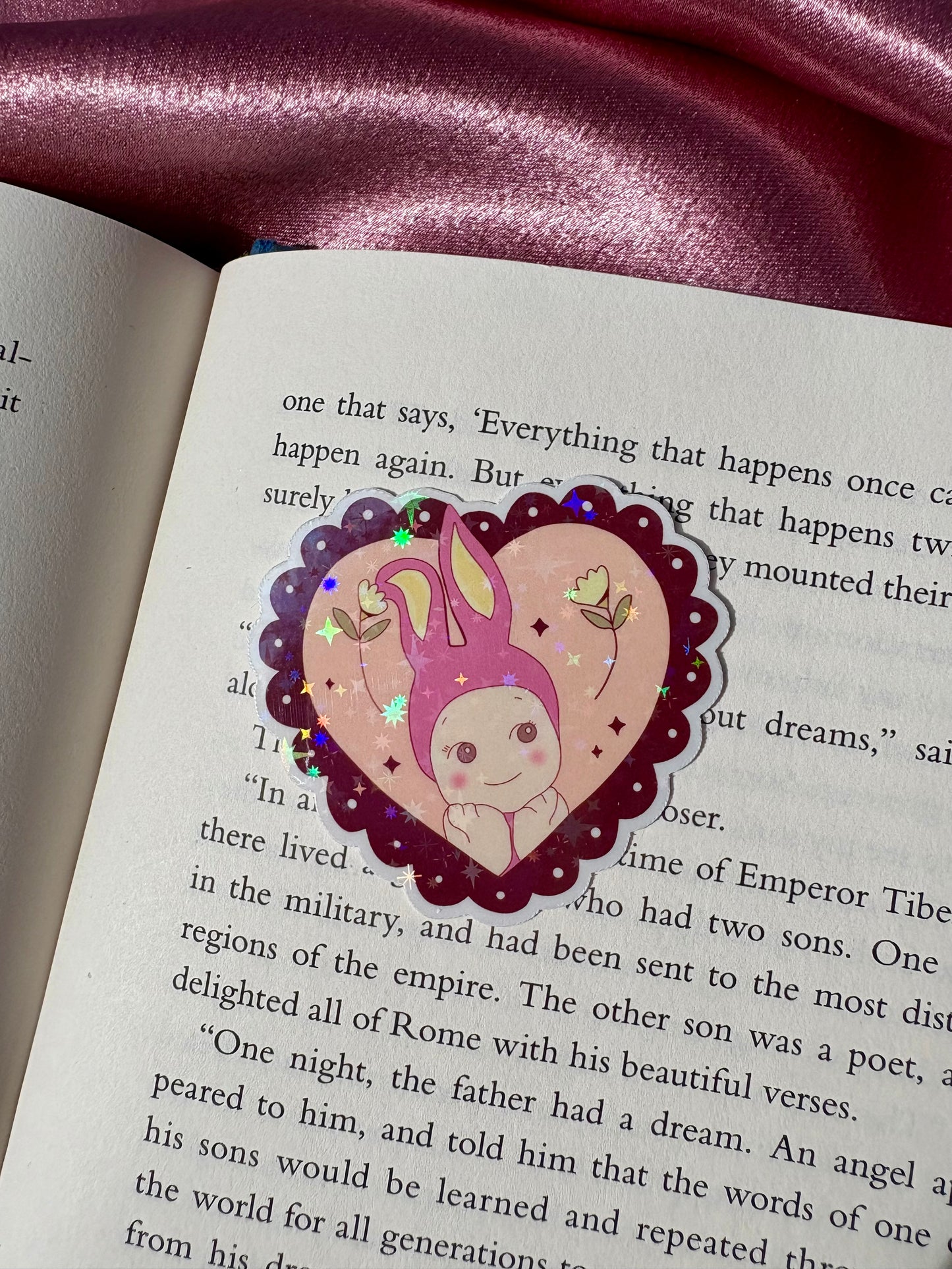 Cute Fall Angel Sticker