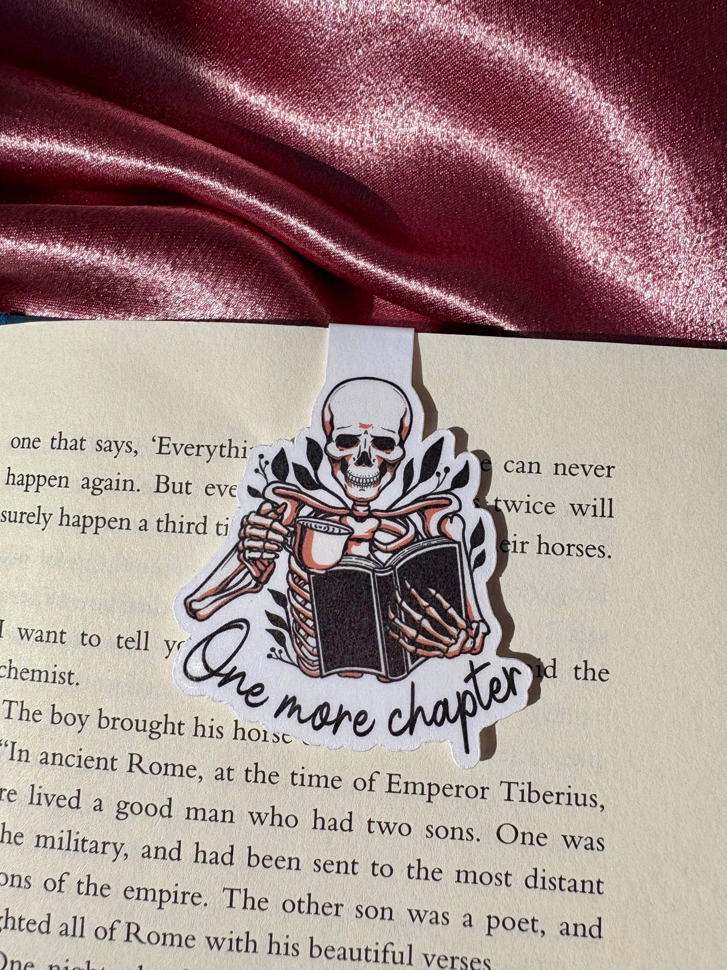 One More Chapter Magnetic Bookmark