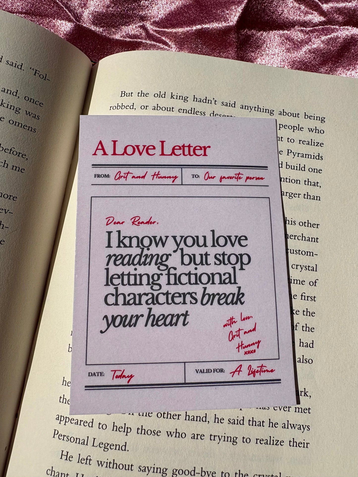 A Love Letter Deco/Journaling Card