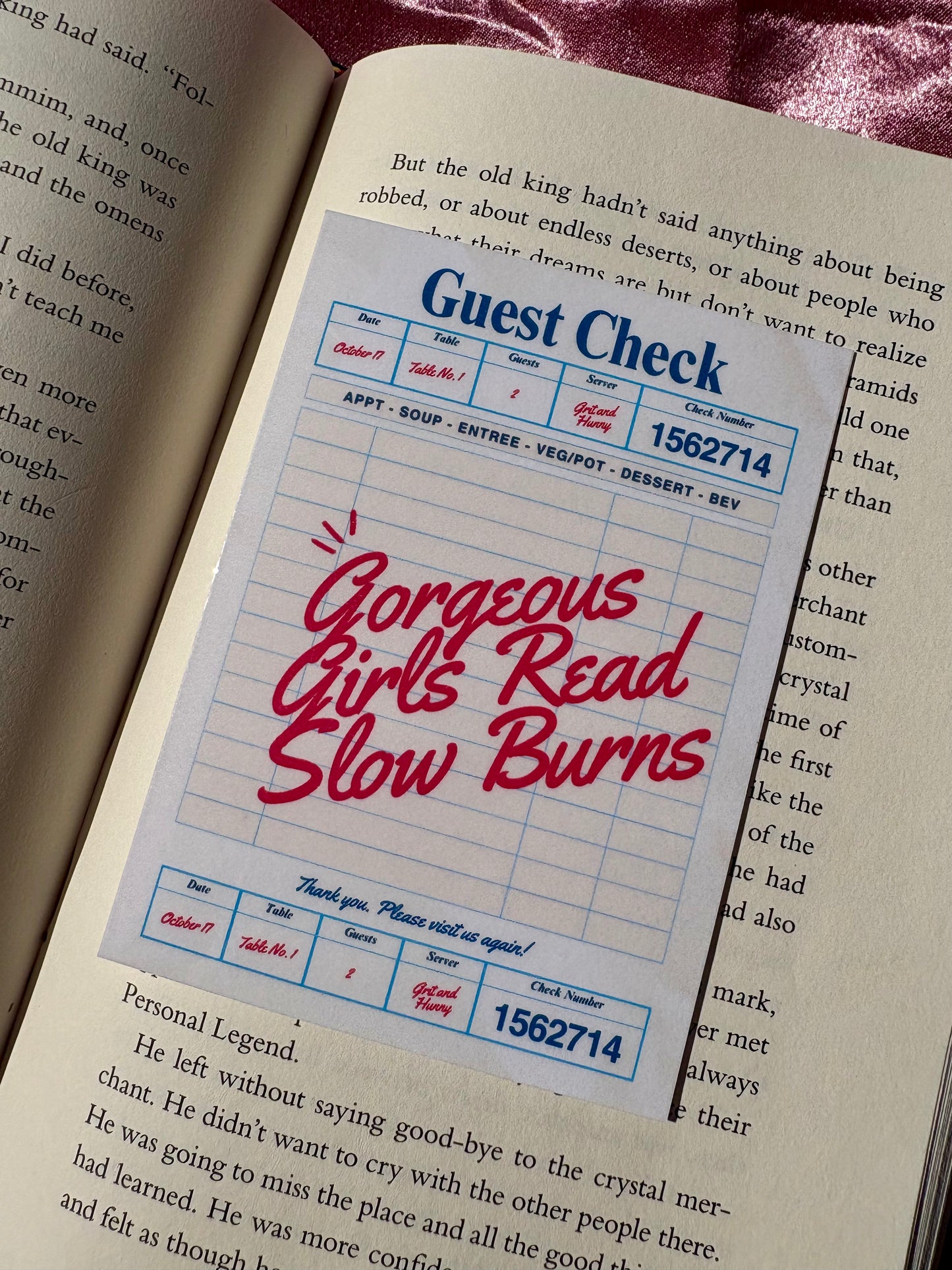 Gorgeous Girls Read Slow Burns Card