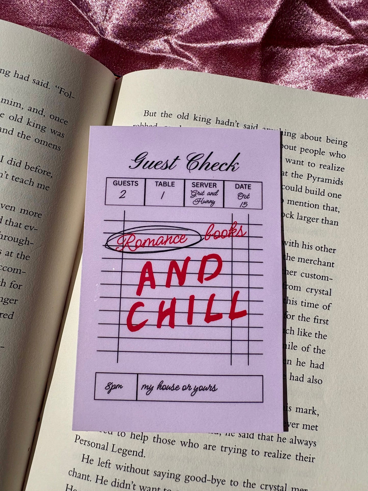 Romance Books And Chill Card