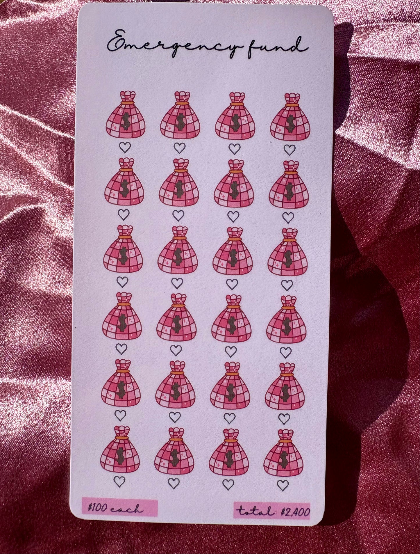 Emergency Savings Challenge Set of 4