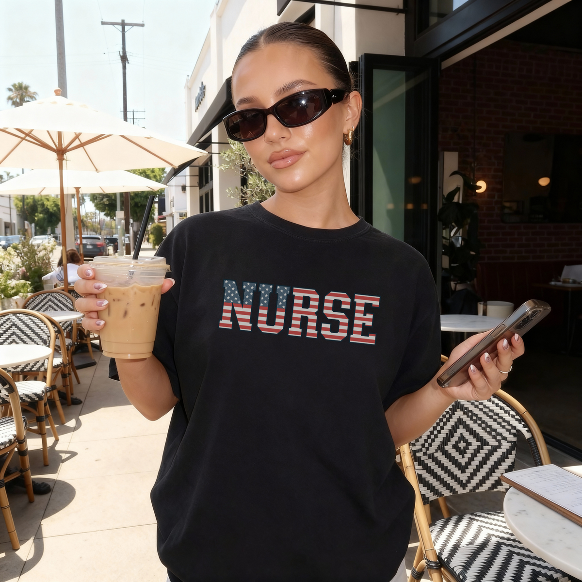 American Flag Nurse