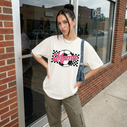 Checkered Soccer Mama