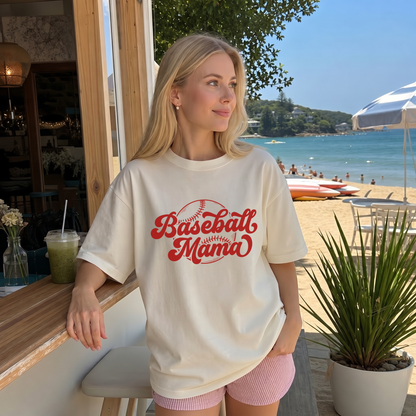Red Baseball Mama