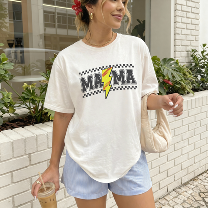 Lightning Bolt Softball Mama