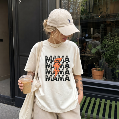 Lightning Bolt Basketball Mama