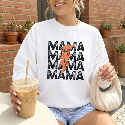 Lightning Bolt Basketball Mama