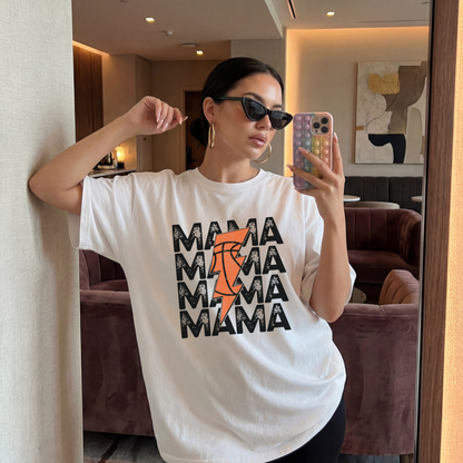 Lightning Bolt Basketball Mama