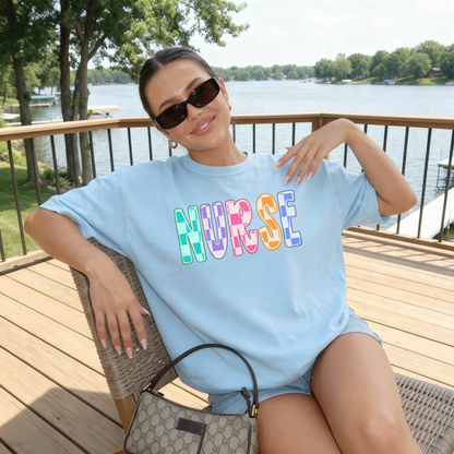 Colorful Checkered Nurse