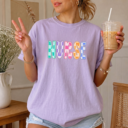 Colorful Checkered Nurse