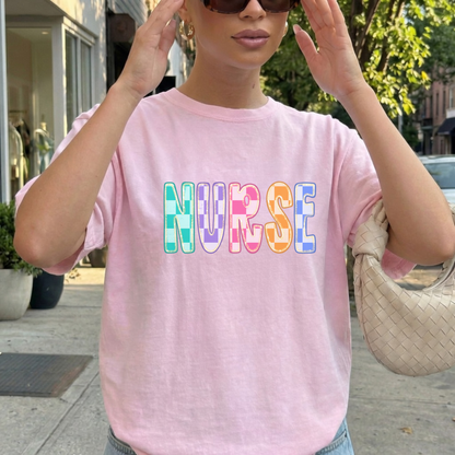 Colorful Checkered Nurse