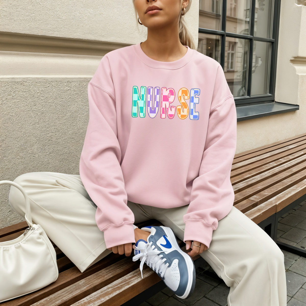 Colorful Checkered Nurse
