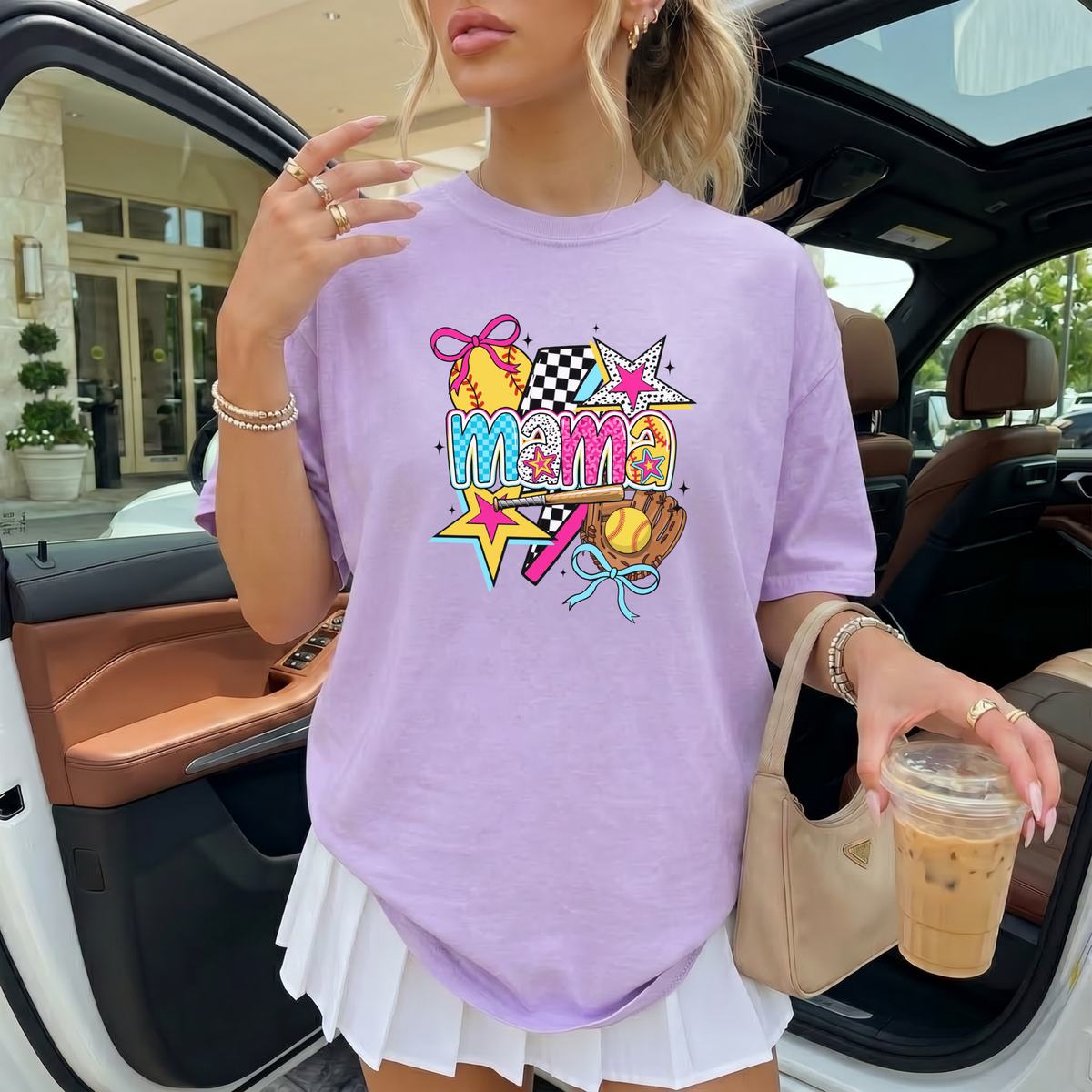 Retro Softball Mama