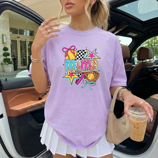 Retro Softball Mama