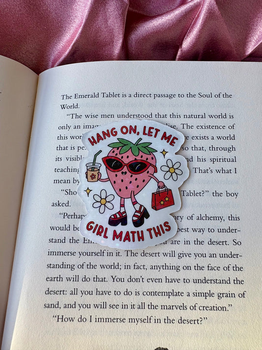 Girl Math sticker