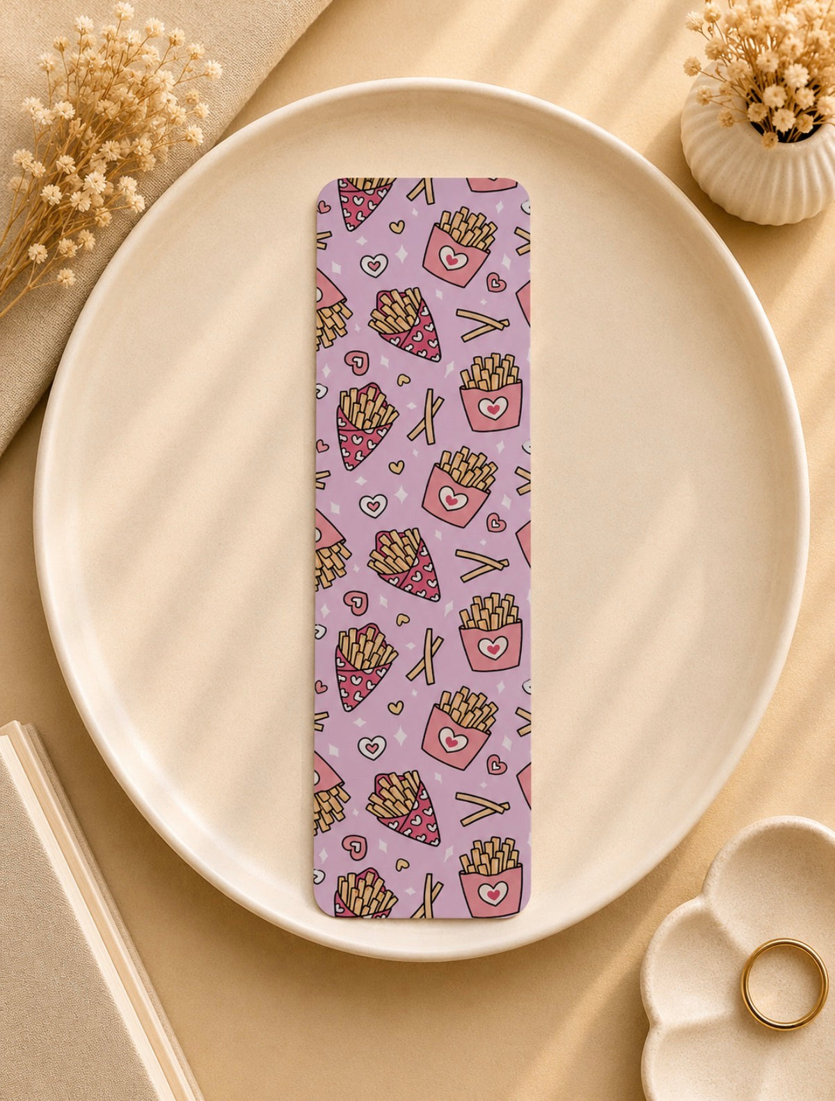 Groovy French Fries Bookmark
