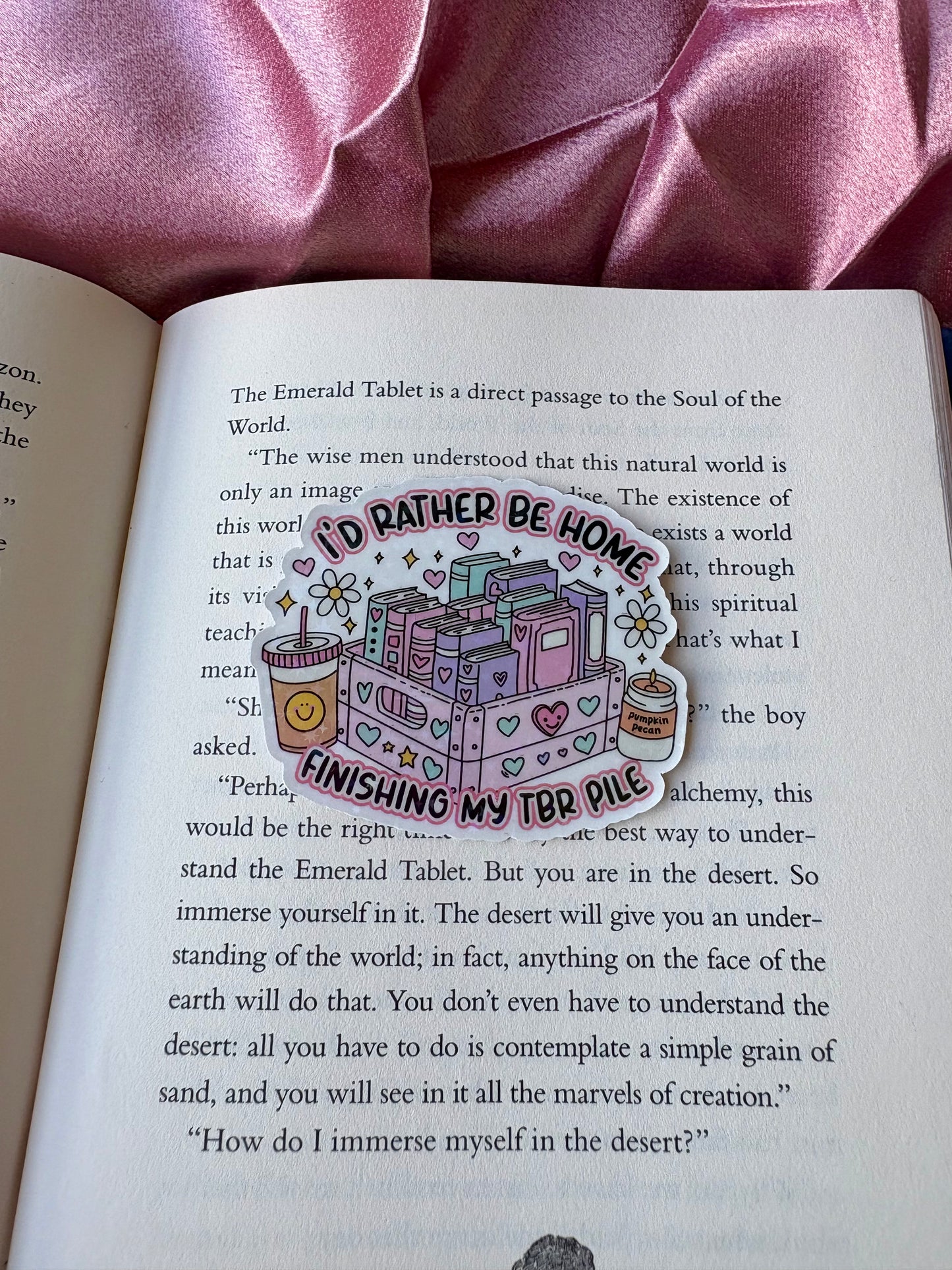 Rather Be Home Finishing TBR sticker