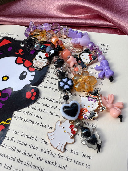 Halloween Kitty Charmed Bookmark