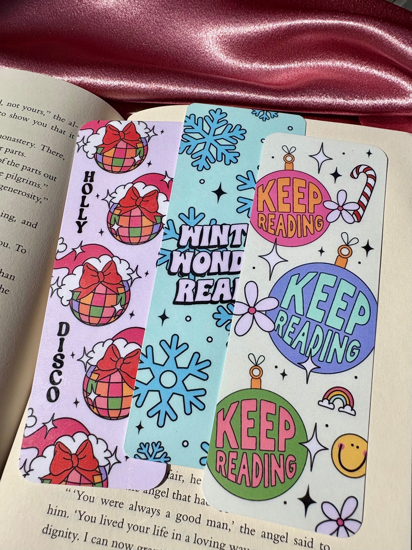 Cute Christmas bookmarks