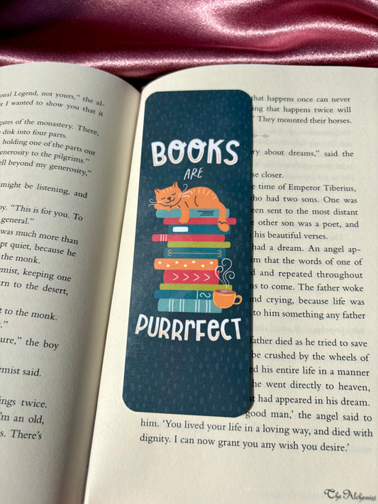 Books Are Purrfect Cat bookmark
