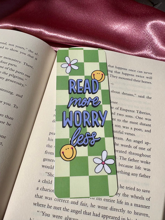 Read More Worry Less bookmark