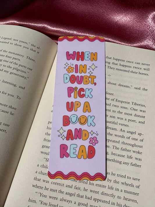 When In Doubt bookmark