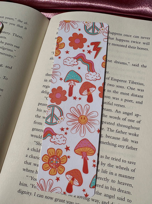 Groovy Peace Sign bookmark