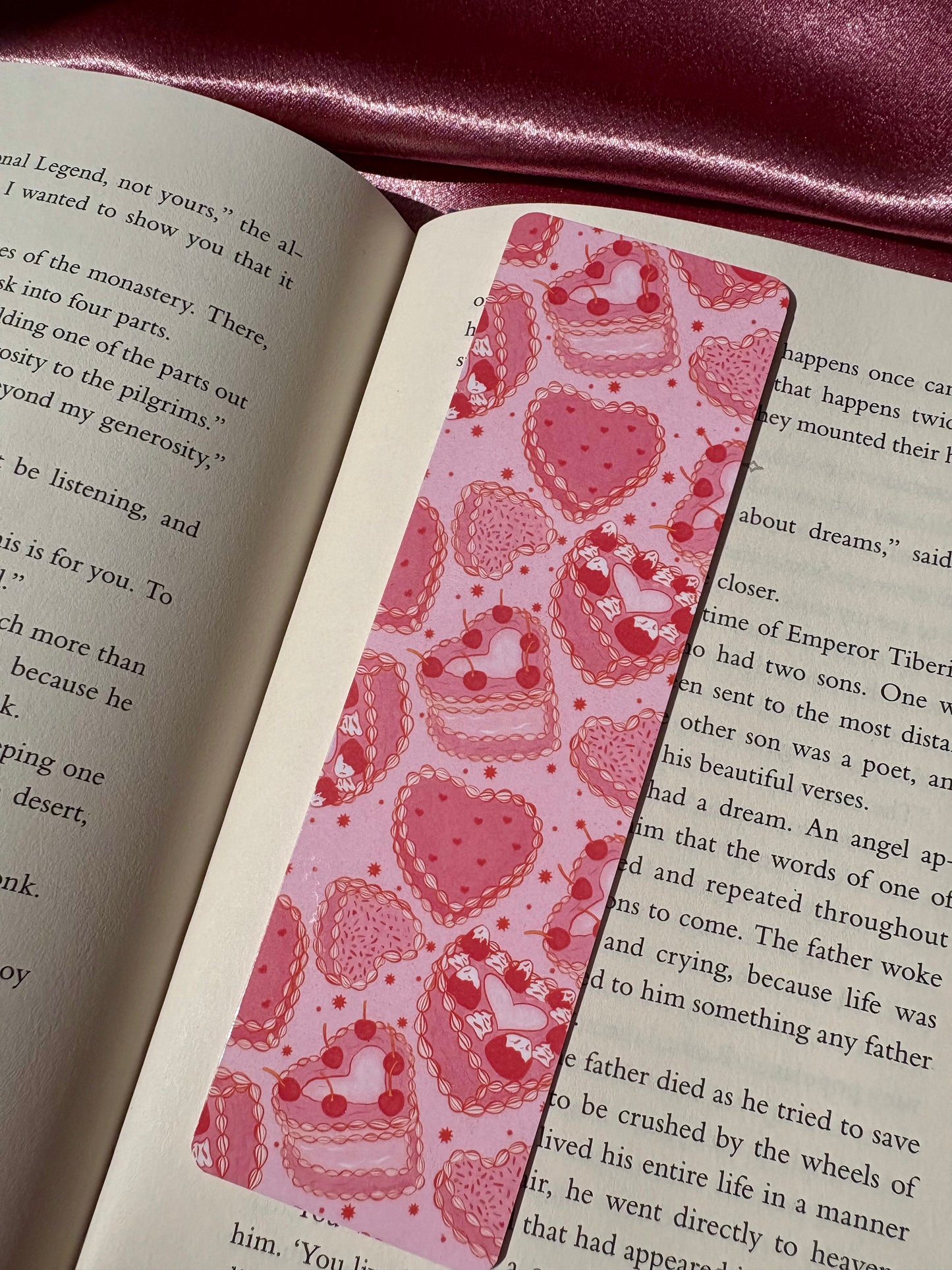 Pink Cake bookmark