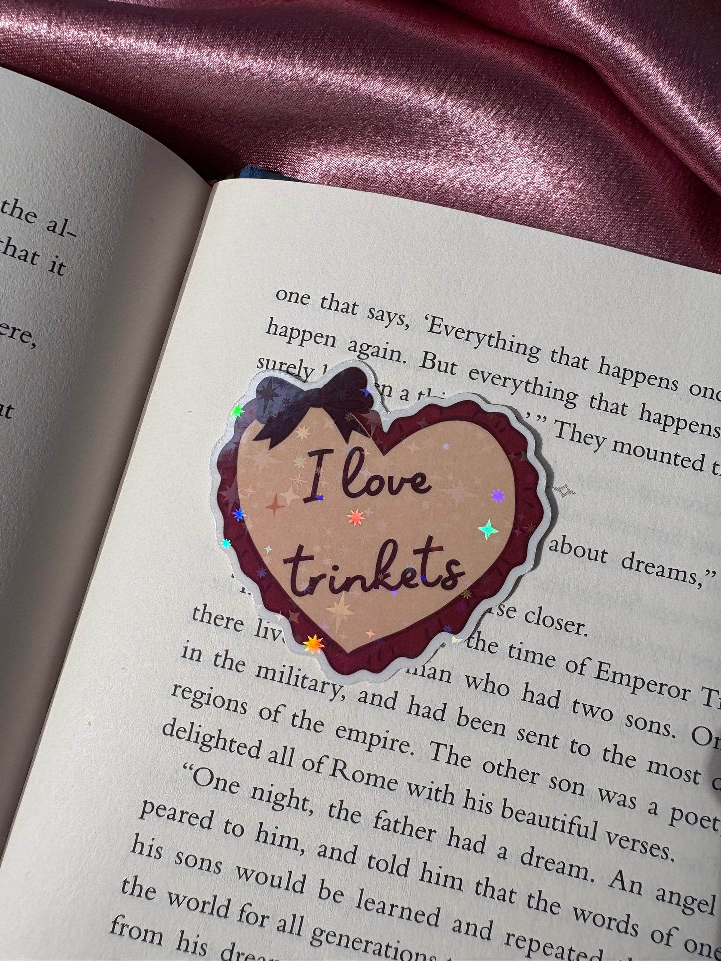 I Love Trinkets Sticker