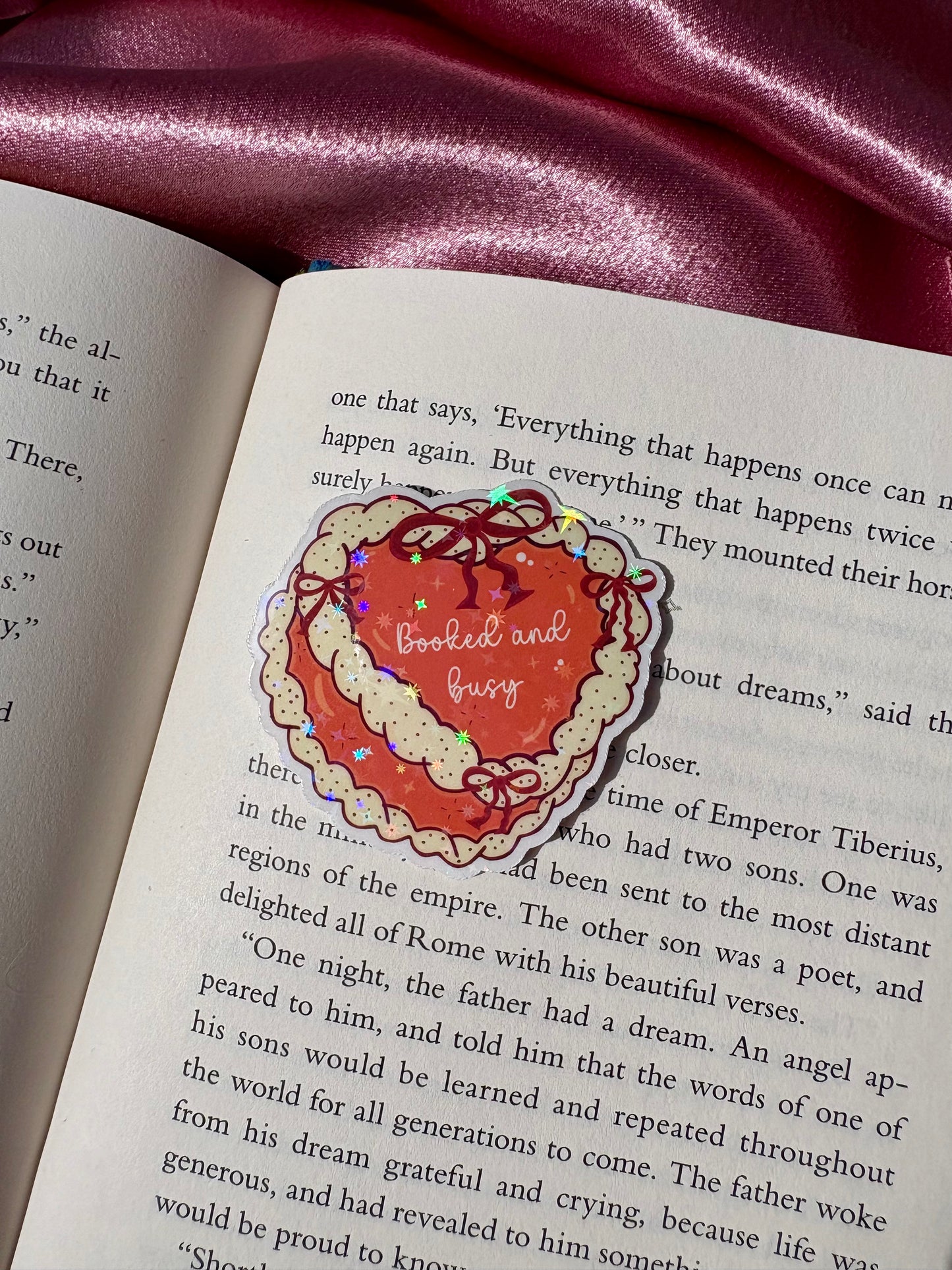 Booked And Busy Sticker