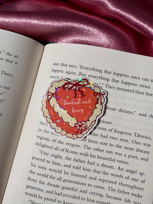 Booked And Busy Sticker