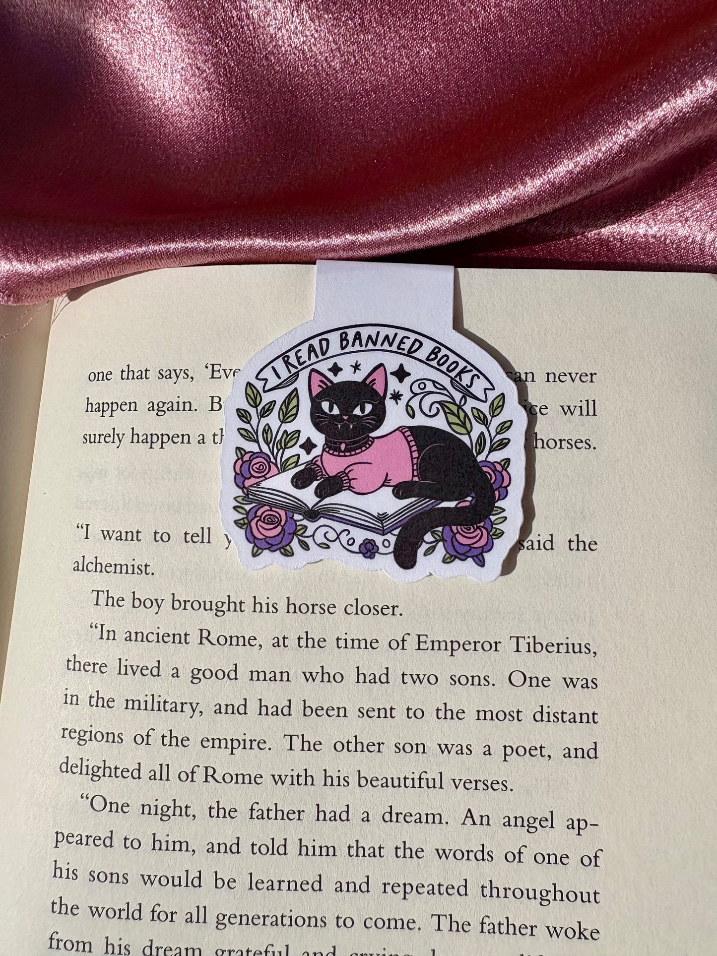 Read Banned Books magnetic bookmark