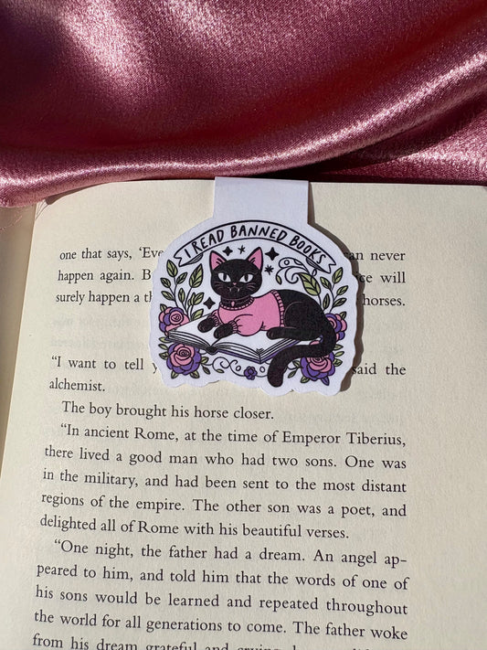 Read Banned Books magnetic bookmark