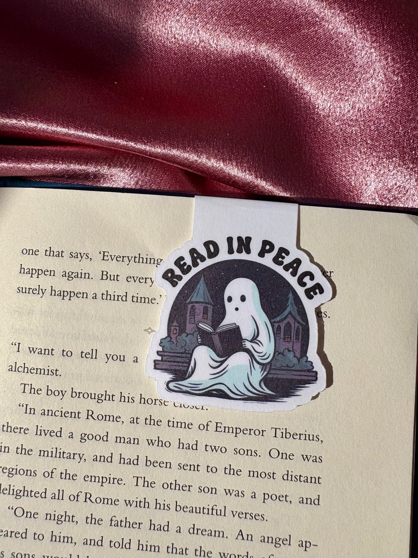 Read In Peace Magnetic Bookmark