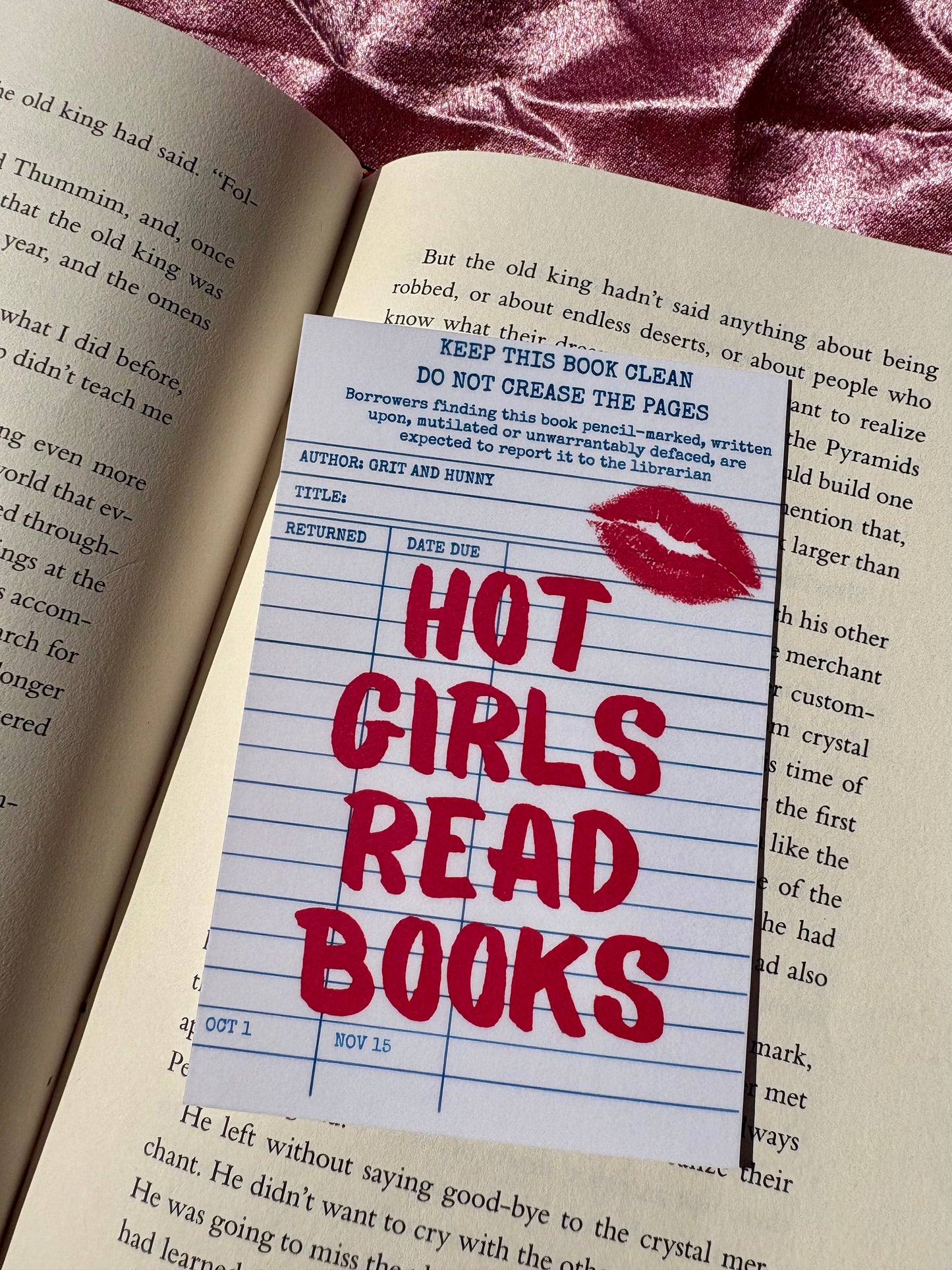 Hot Girls Read Books Card