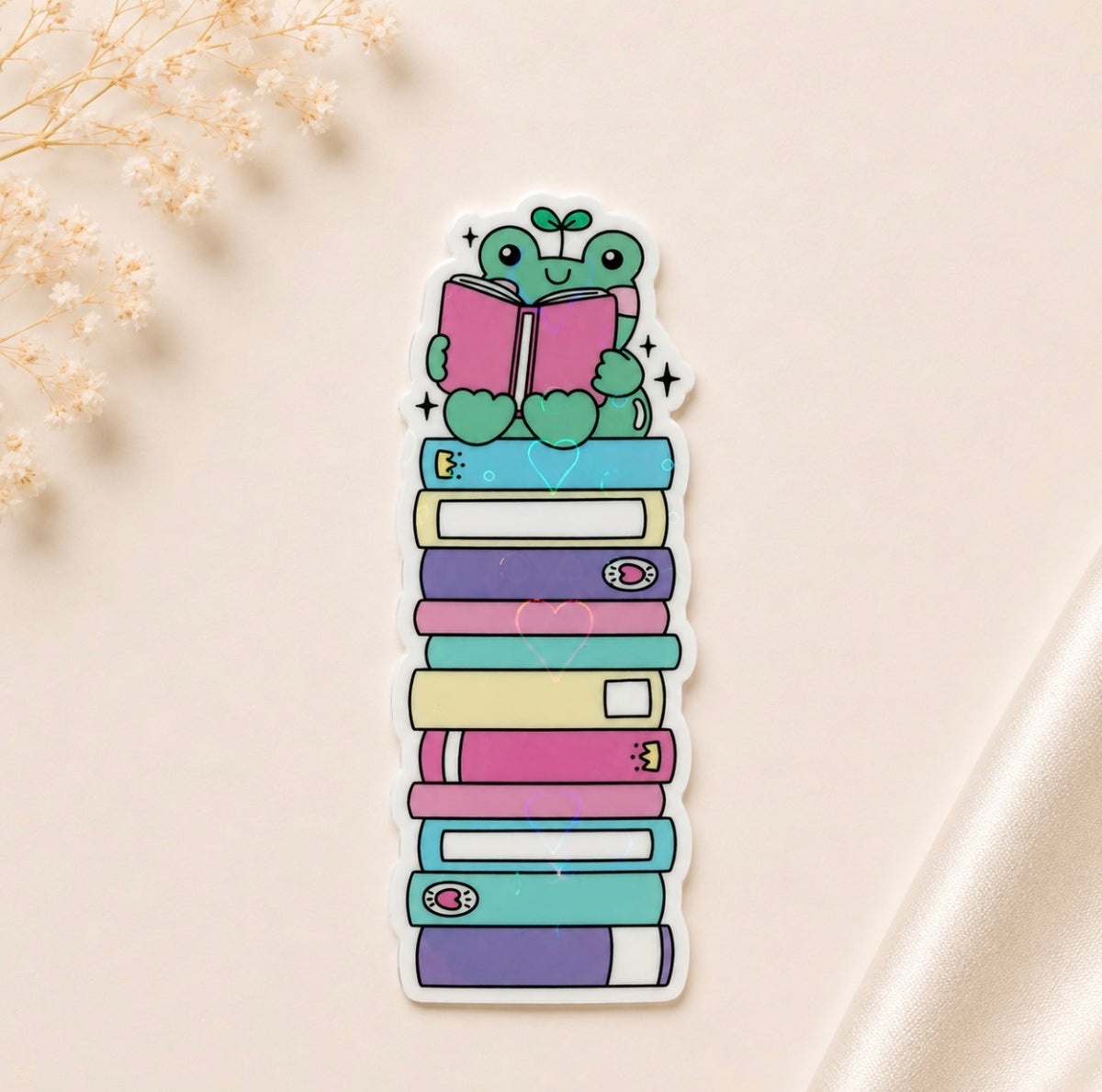 Frog Reader (Heart Holographic)