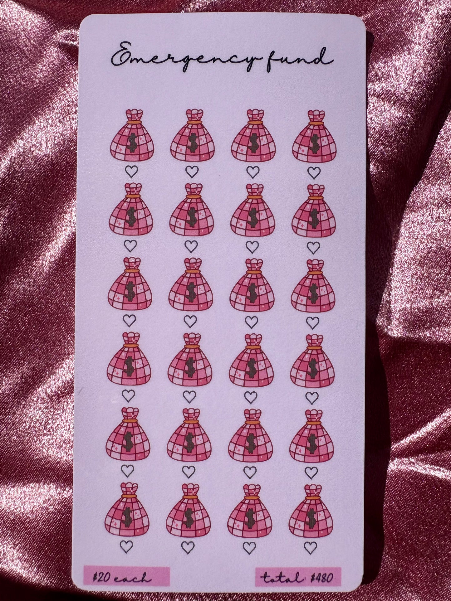 Emergency Savings Challenge Set of 4