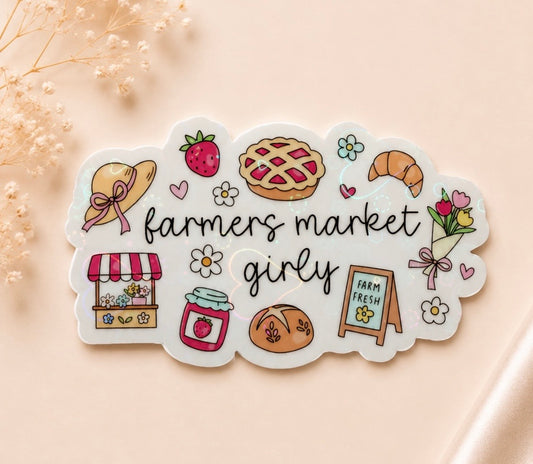 Farmers Market Girly (Heart Holographic)
