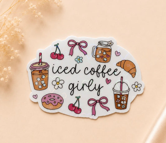Iced Coffee Girly (Heart Holographic)