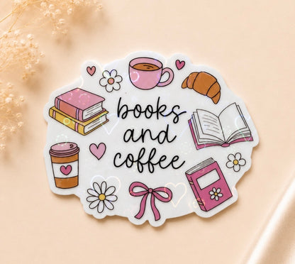 Books And Coffee (Heart Holographic)