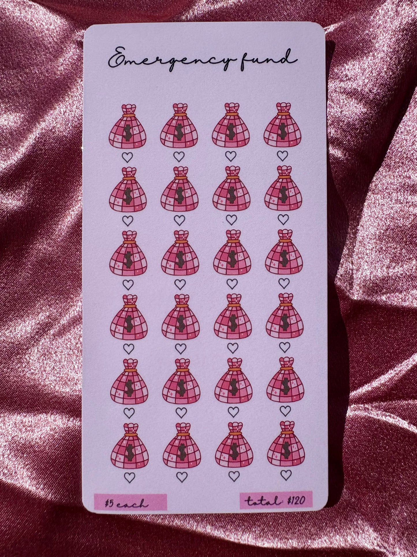 Emergency Savings Challenge Set of 4