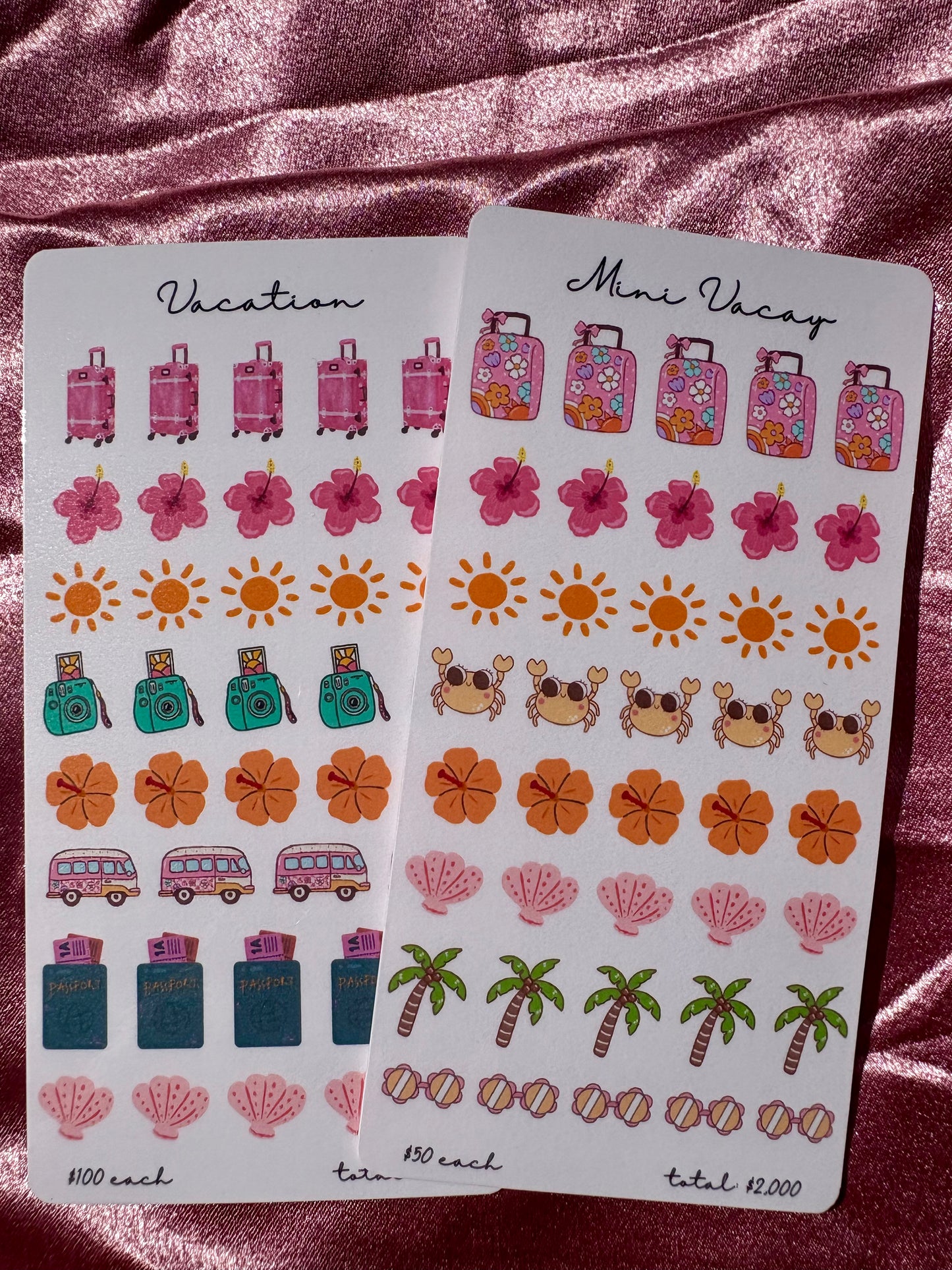 Vacation Savings Challenge Set of 2